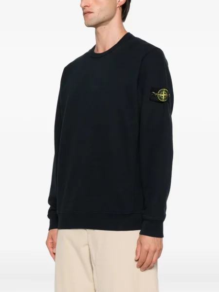 Hanorac Stone Island cu strasuri albastru