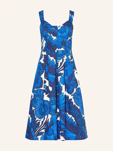 Etro Sukienka blau niebieska