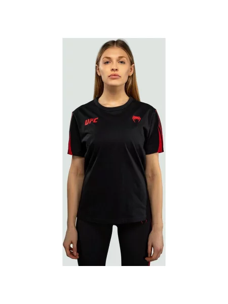 Koszulka venum x UFC unity fight week kobieta czerwony S czarny