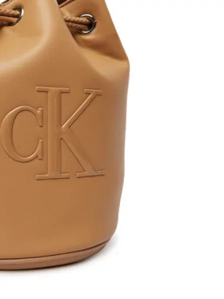 Calvin Klein Ročna torba Bold Ck Small bež