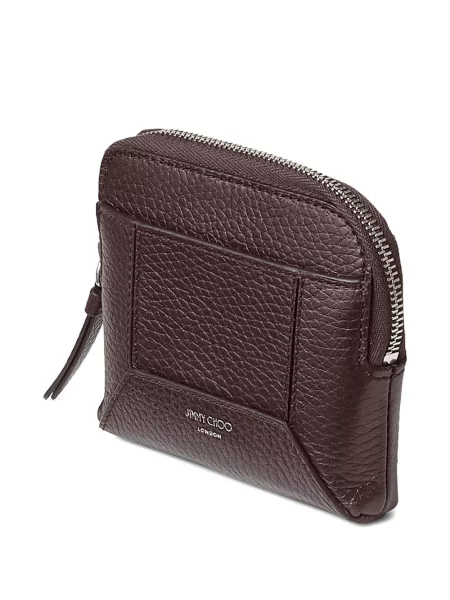 Portofel Jimmy Choo din piele roșu