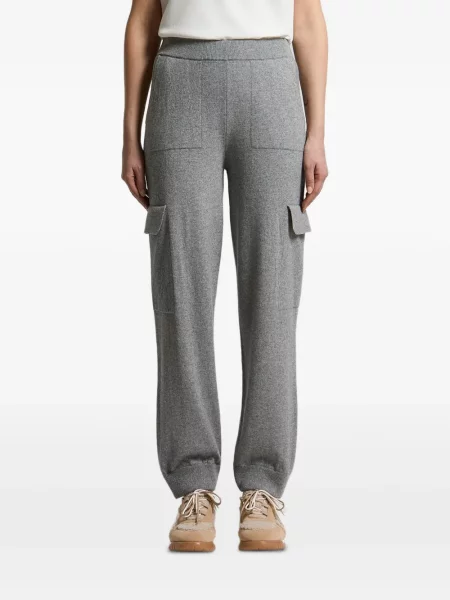 Pantaloni cargo Peserico tricotate gri