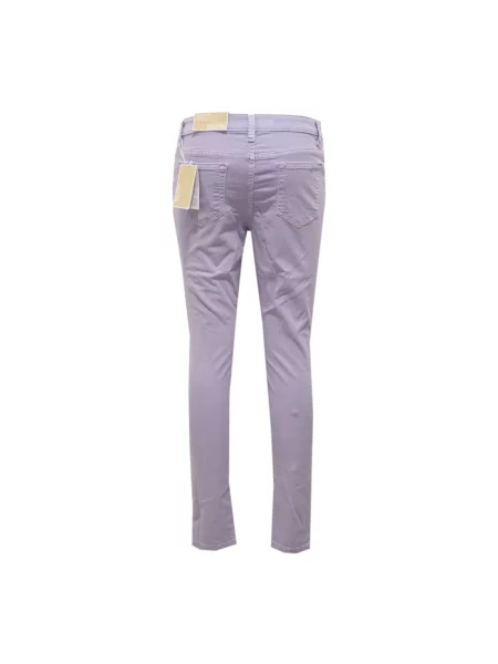 Skinny jeansy skinny Michael Kors fioletowe