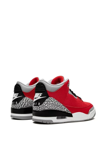 Sneakersy Jordan 3 Retro retro czerwone