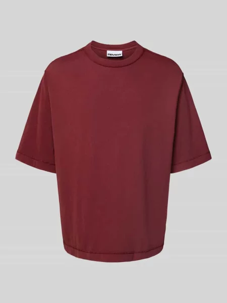 T-shirt o pudełkowym kroju z okrągłym dekoltem Review