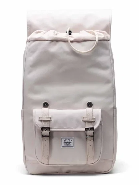 Herschel plecak Little America™ Mid duży gładki beżowy