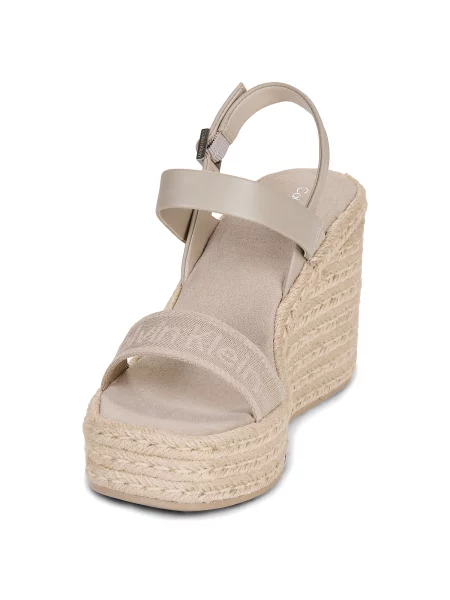 Calvin Klein Sandale cu baretă Elisabeth' bej