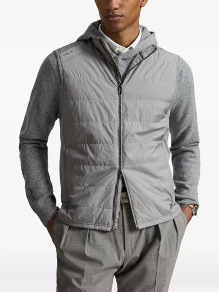 Matlasat vestă Rlx Ralph Lauren gri