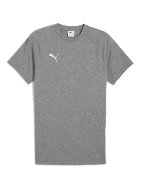 PUMA Tricou funcțional TeamEvostripe gri alb