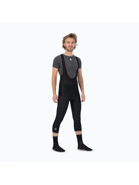 Pantaloni scurți de ciclism pentru bărbați Rogelli Core Bib Short black negru
