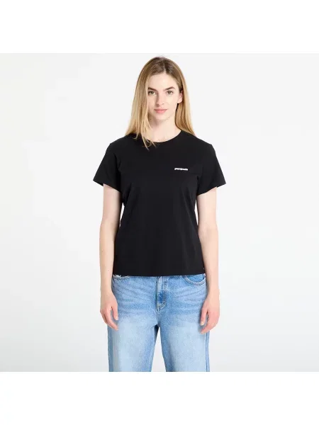 Tričko Patagonia Logo Responsibili-Tee black černé