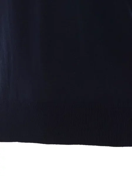 Pulover Alpha Studio cu decolteu în V albastru