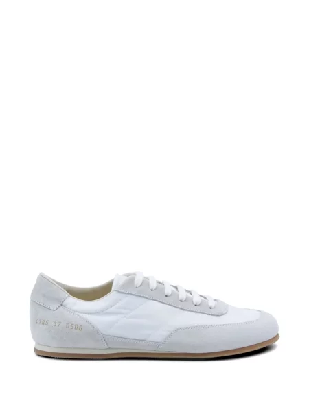 Sneakerși Common Projects cu șireturi din dantelă alb