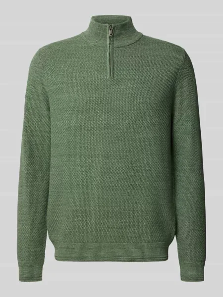 Bluza z kołnierzem ze stójką Superdry zielona