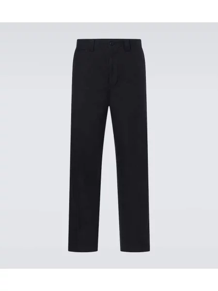 Chinos Visvim s vysokým pasem černé