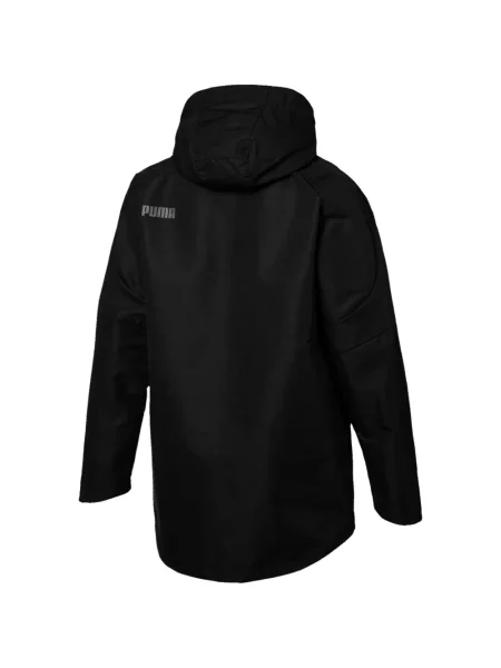 Pelerină de ploaie Puma cu glugă negru