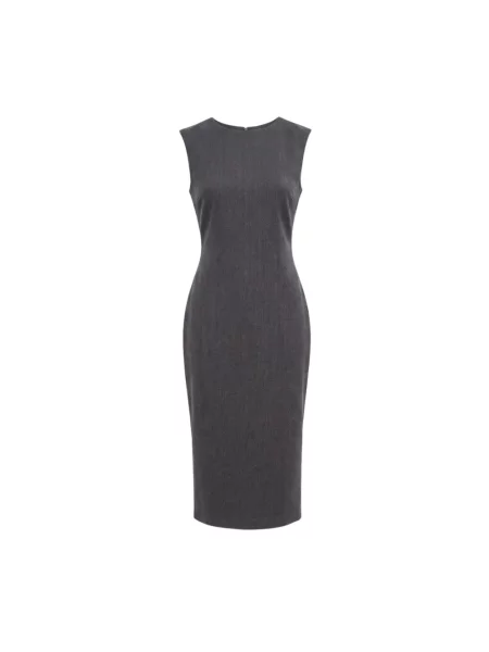 Sukienka midi Jacquemus wełniana szara