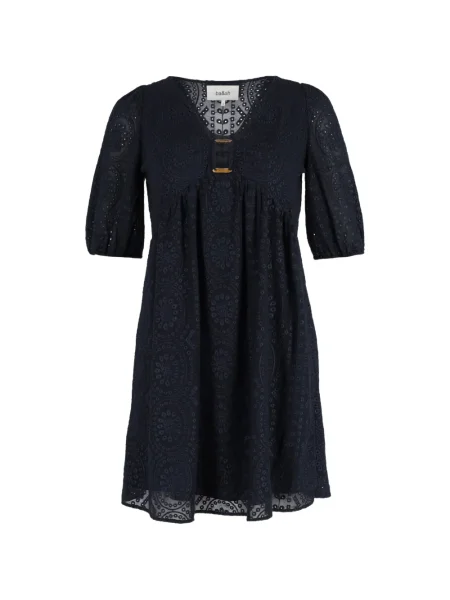 Rochie mini Ba&sh cu decolteu în V de costum albastru