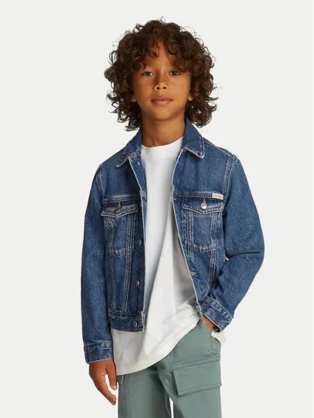 Calvin Klein Jeans Geacă de blugi Bleumarin