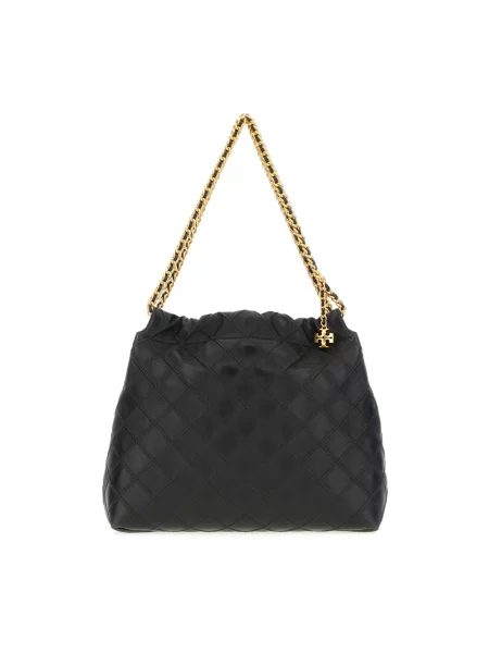 Torebka Tory Burch skórzana czarna