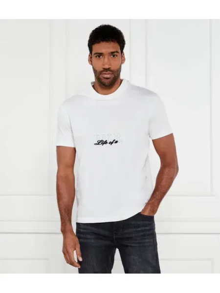 BALR. Tricou Script alb