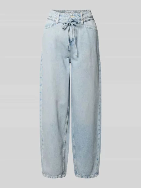 Jeansy Barrel o kroju relaxed fit z czystej bawełny model STINE' Marc O'polo Denim niebieskie