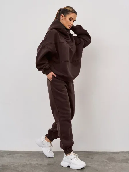 Спортивный костюм Issa Plus коричневый