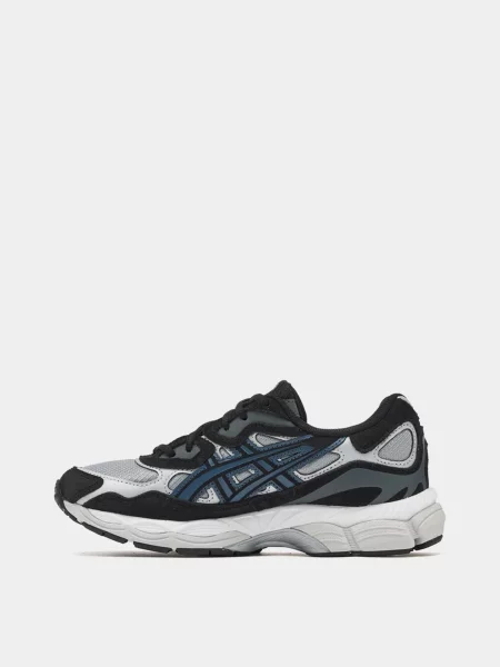 Кожаные повседневные кроссовки Asics синие