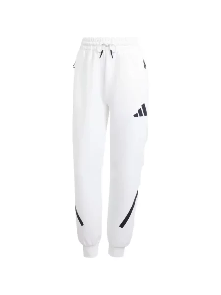 Tricou Adidas cu imagine alergare cu dungi alb