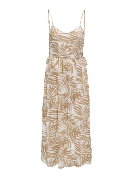 ONLY Rochie de vară ONLSIESTA bej alb