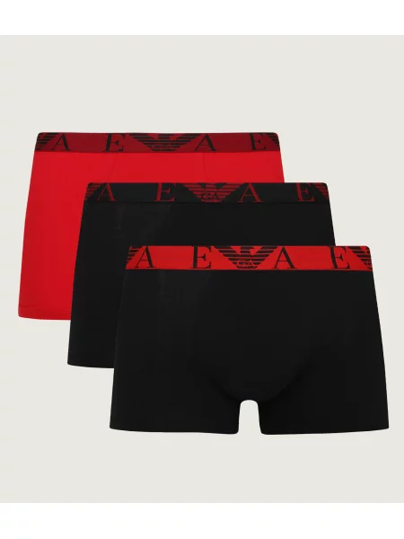 Emporio Armani Boxeralsók piros fekete