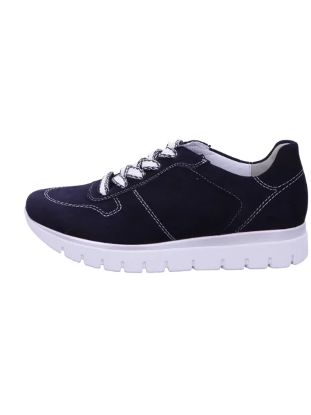Sneakersy Semler skórzane niebieskie