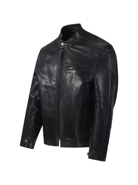 Geanta de piele Golden Goose negru