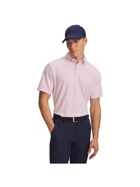 Tricou polo Under Armour din jacard albastru
