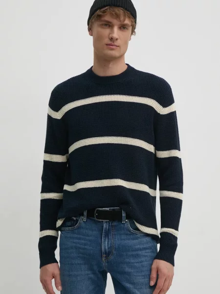 Пуловер Pepe Jeans CAIRO от лека материя тъмносиньо