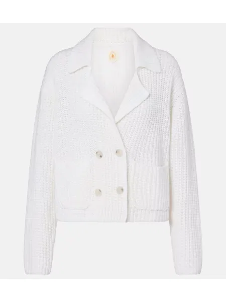 Cardigan Jardin Des Orangers din cașmir alb