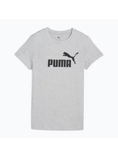 Дамска тениска PUMA ESS No. 1 Logo Tee Light Gray Heather сиво