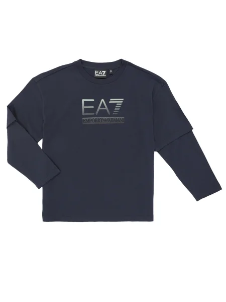 Gyerek póló Emporio Armani Ea7 kék