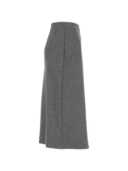 Fustă midi Weekend Max Mara gri