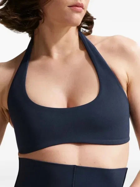 Schi sutien Nike cu gât halter negru