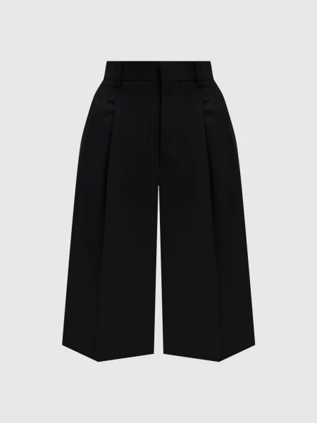 Бермуди з вовни Ami Paris чорні