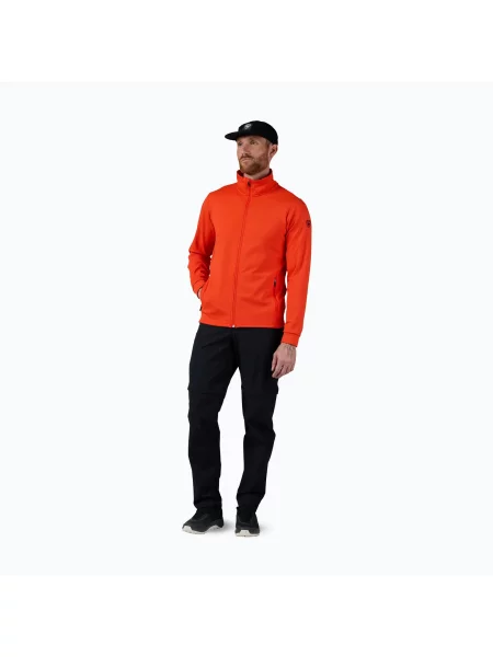 Bluza polarowa Rossignol Mid Layer Stretch pomarańczowa