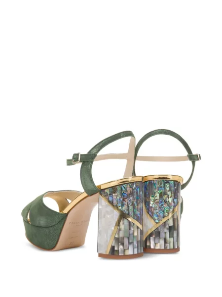 Sandale Freya Rose cu bretele verde