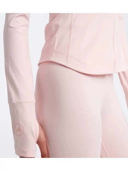 Trčanje jakna Adidas By Stella Mccartney ružičasta