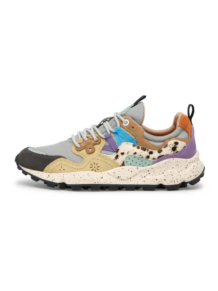 Sneakersy Flower Mountain skórzane w kwiatki