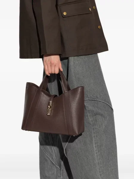 Geantă shopper Furla maro