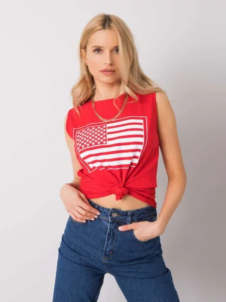 Tricou Fashionhunters roșu