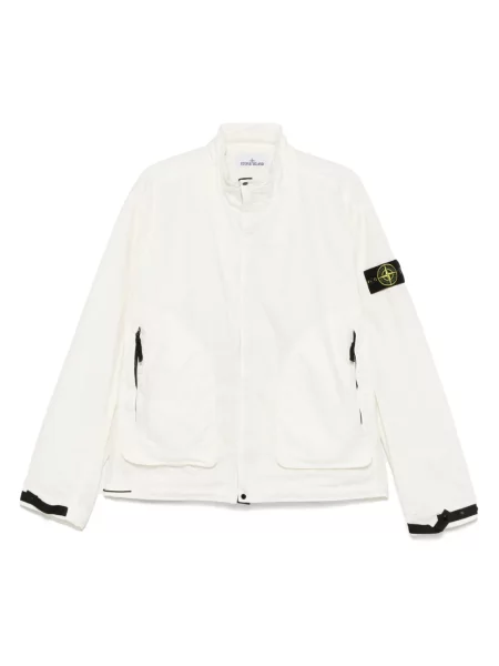Geacă Stone Island cu strasuri alb