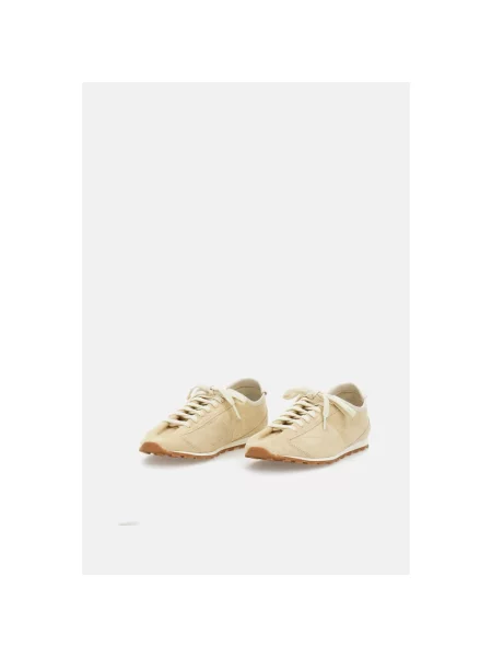 Buty do tenisa Jacquemus skórzane do tenisa białe