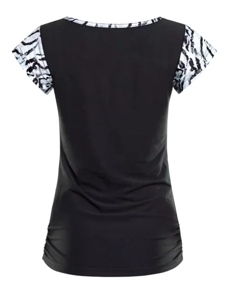 Winshape Tricou funcțional negru alb